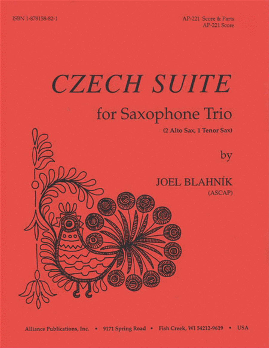 Czech Suite - Sax Trio Saxophone scores gallery preview page 1