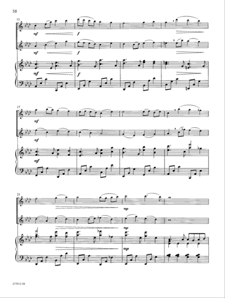 Be Still My Soul Flute Duet scores gallery preview page 30