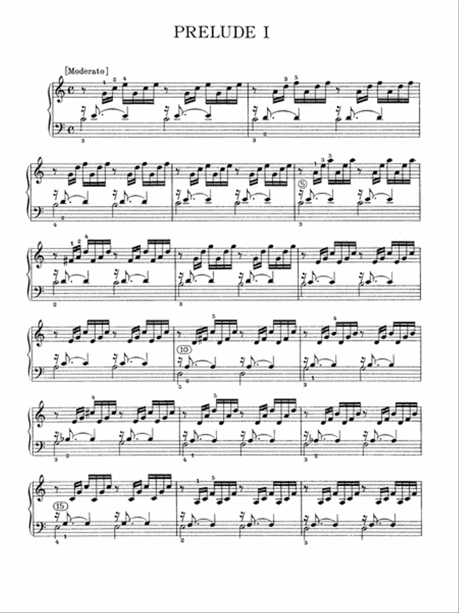 The Well-Tempered Clavier -- 48 Preludes and Fugues Book I Piano Solo scores gallery preview page 5