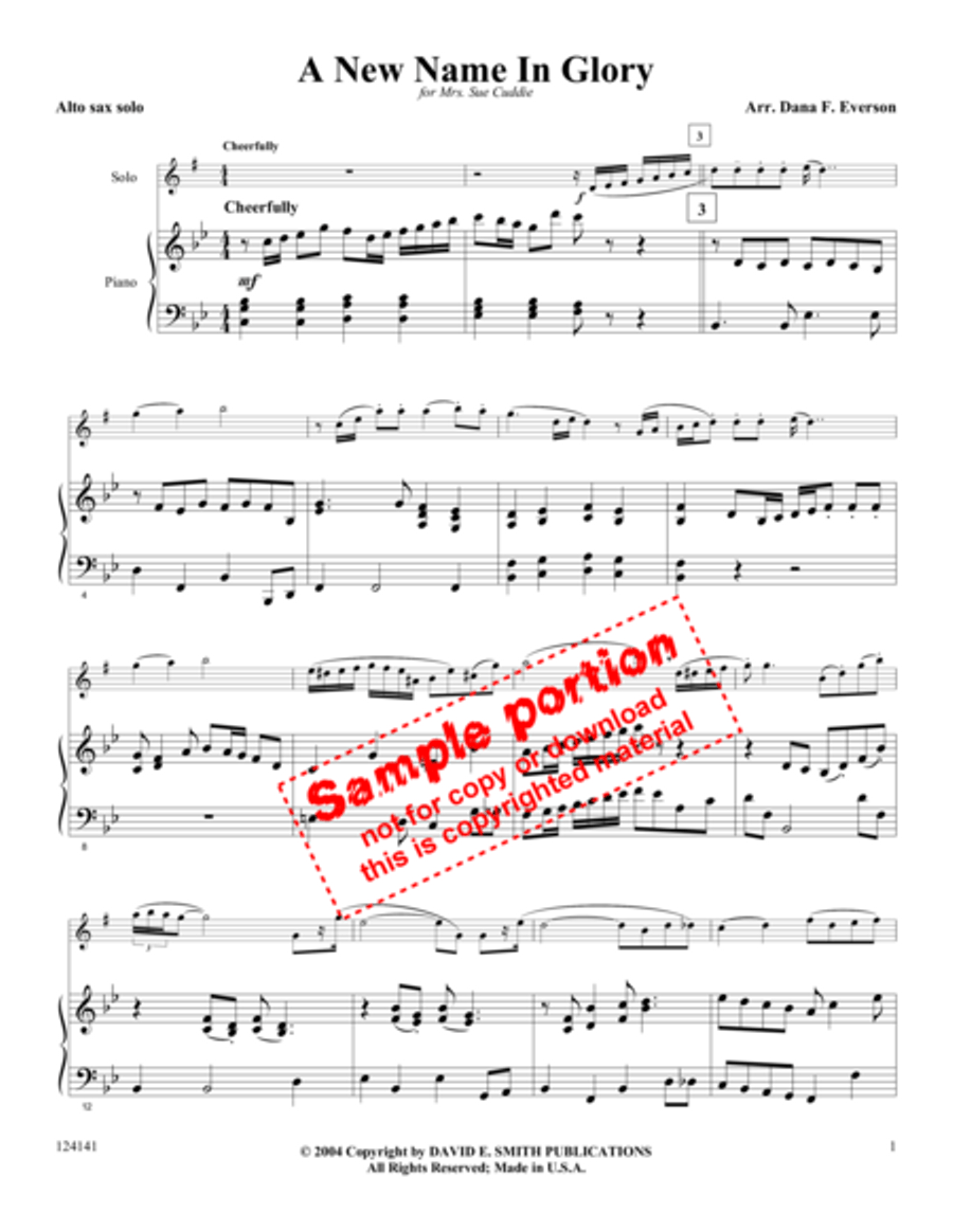 A New Name In Glory Flute scores gallery preview page 2