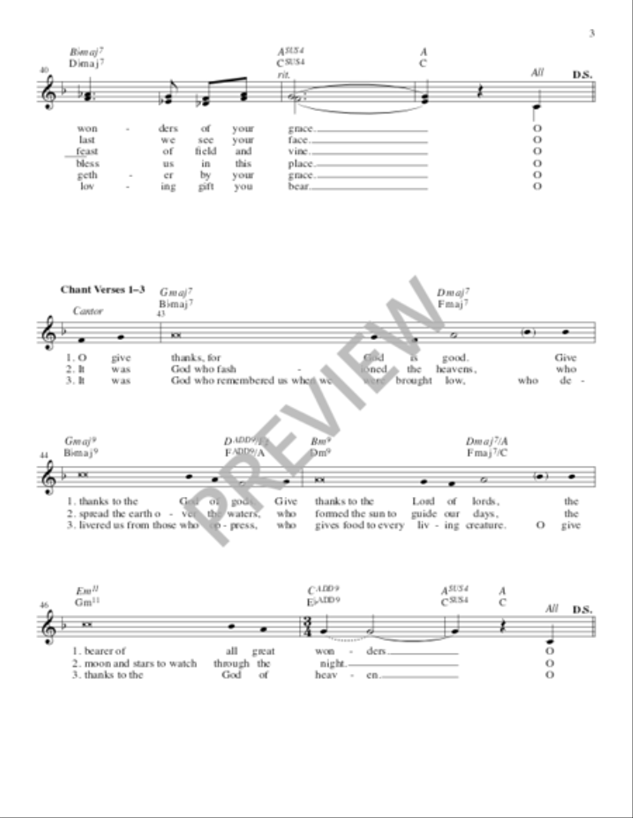 O Love, Ever Faithful - Guitar edition