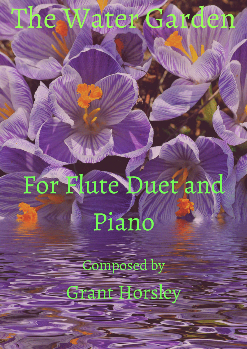 "The Water Garden" For Flute Duet and Piano- early intermediate image number null