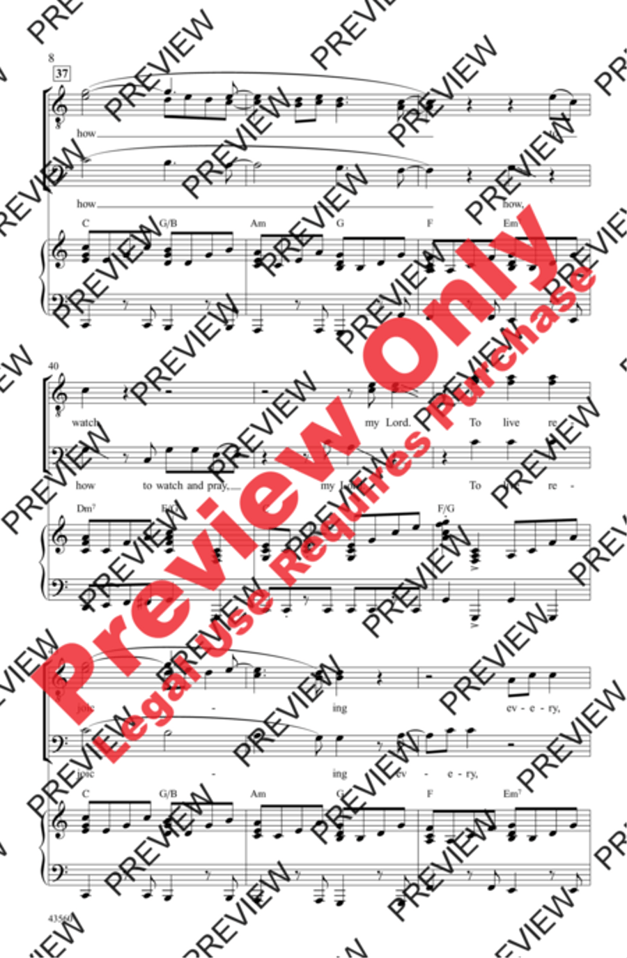 Oh Happy Day Men's Choir scores gallery preview page 7