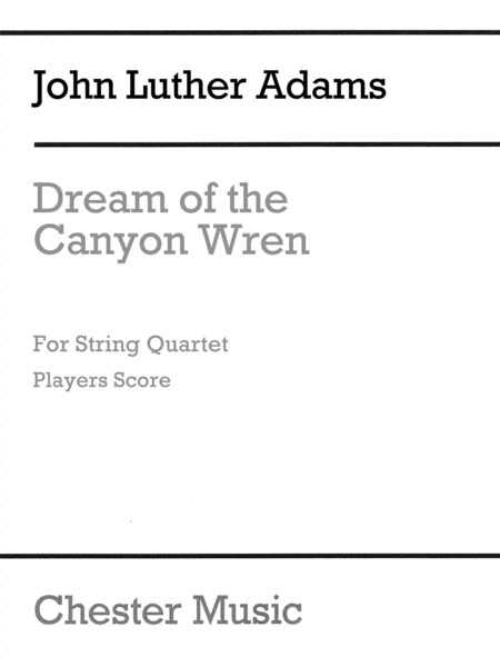 Dream of the Canyon Wren