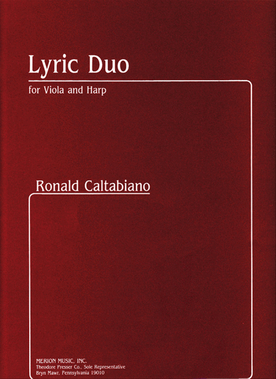 Lyric Duo Lyric Duo Chamber Music scores gallery preview page 1