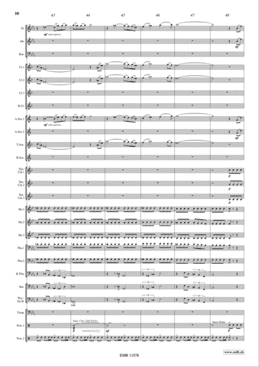 Prelude For An Eternal Friendship Concert Band scores gallery preview page 11