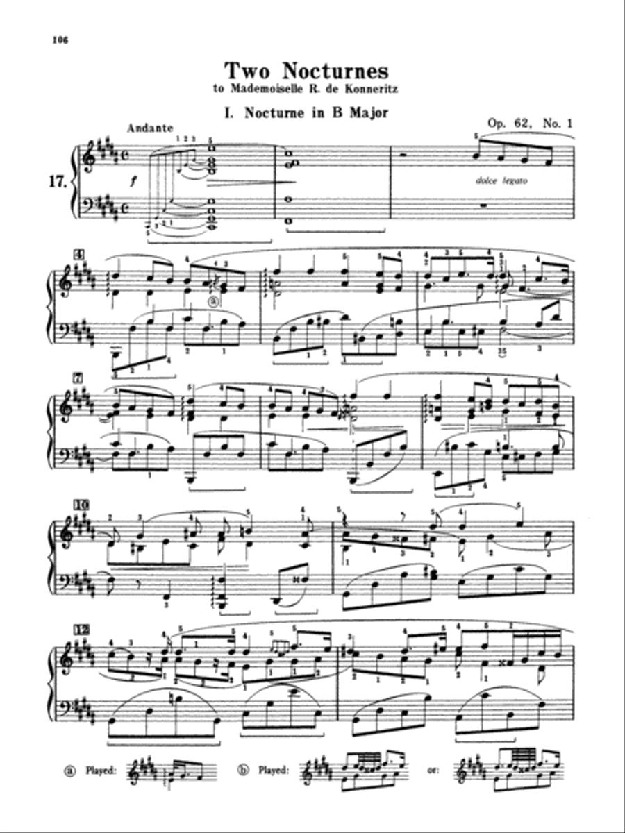 Chopin -- 19 Nocturnes Piano Solo scores gallery preview page 10