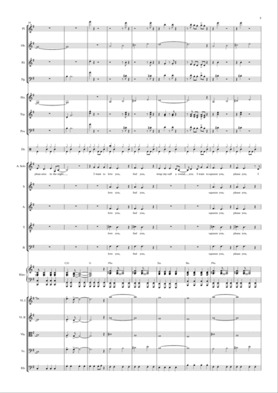 I'm So Excited Full Orchestra scores gallery preview page 5