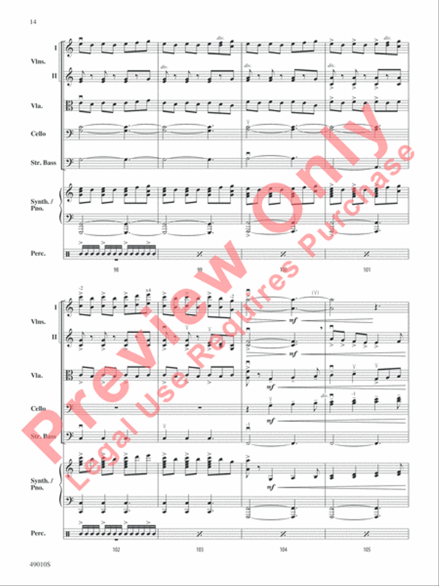 Themyscira Themyscira String Orchestra scores gallery preview page 15