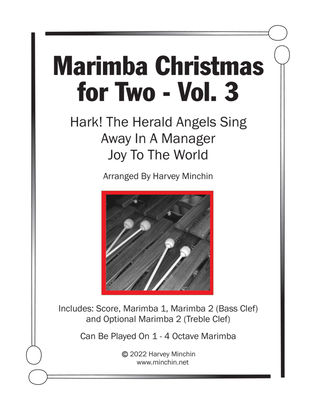 Marimba Christmas For Two Vol 3