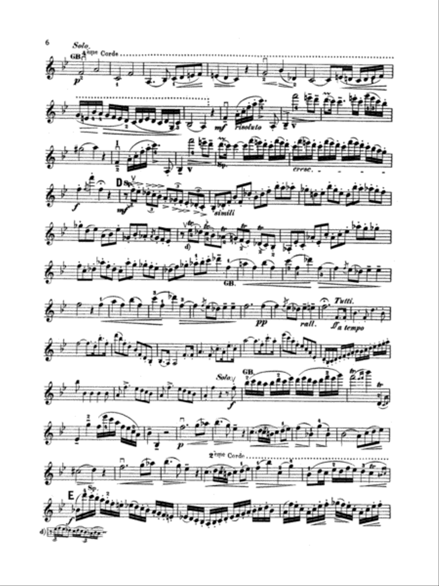 Rode: Concertos Nos. 6 and 7 (Ed. Grünwald) Violin scores gallery preview page 4