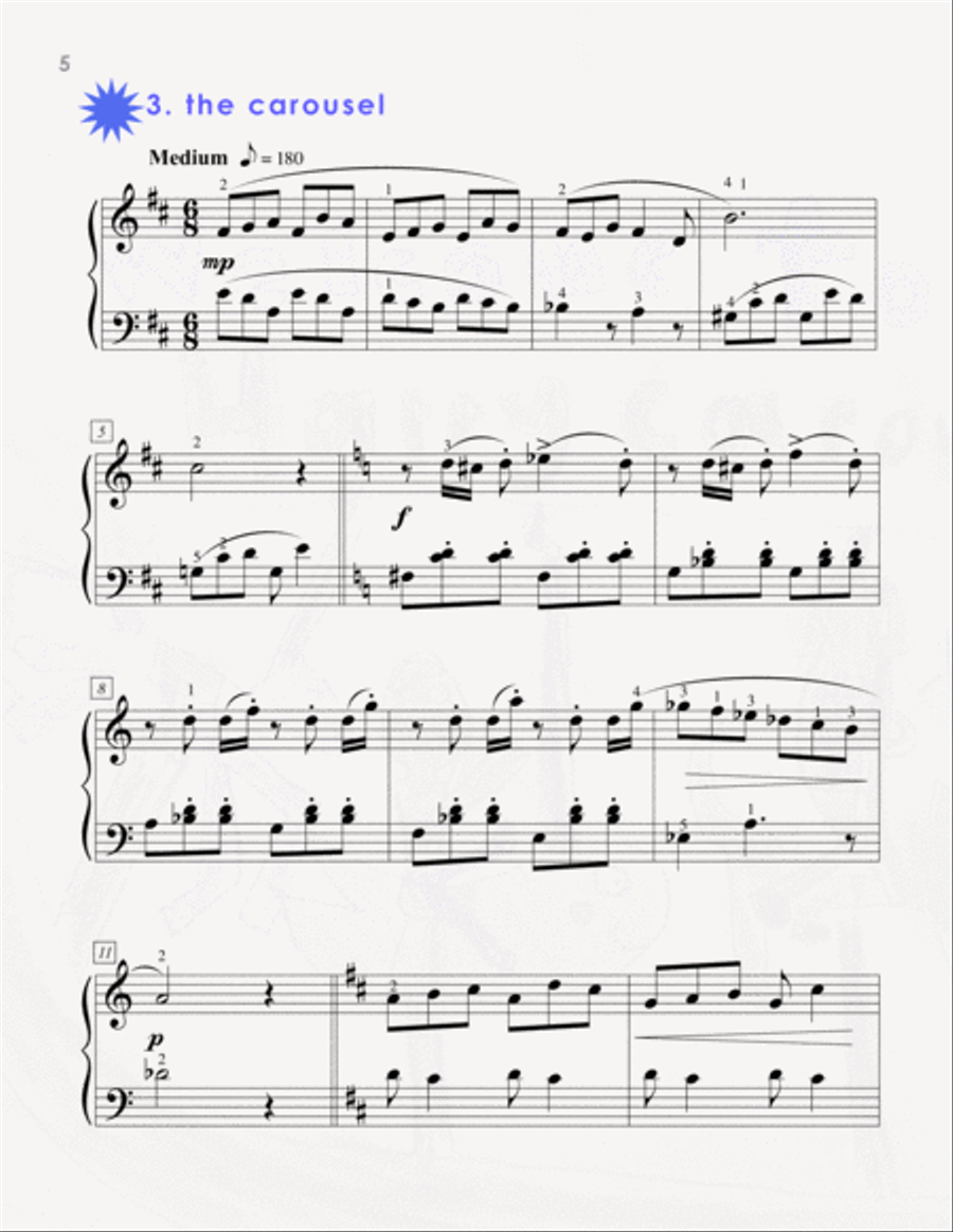 Songs of Imagination Piano Solo scores gallery preview page 6