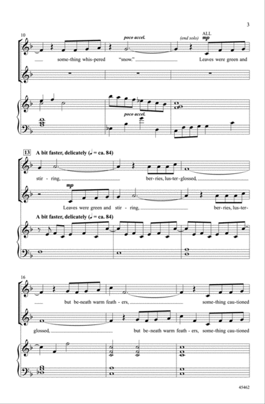 Something Told the Wild Geese Choir scores gallery preview page 2