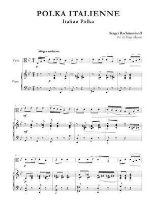 Italian Polka for Viola & Piano