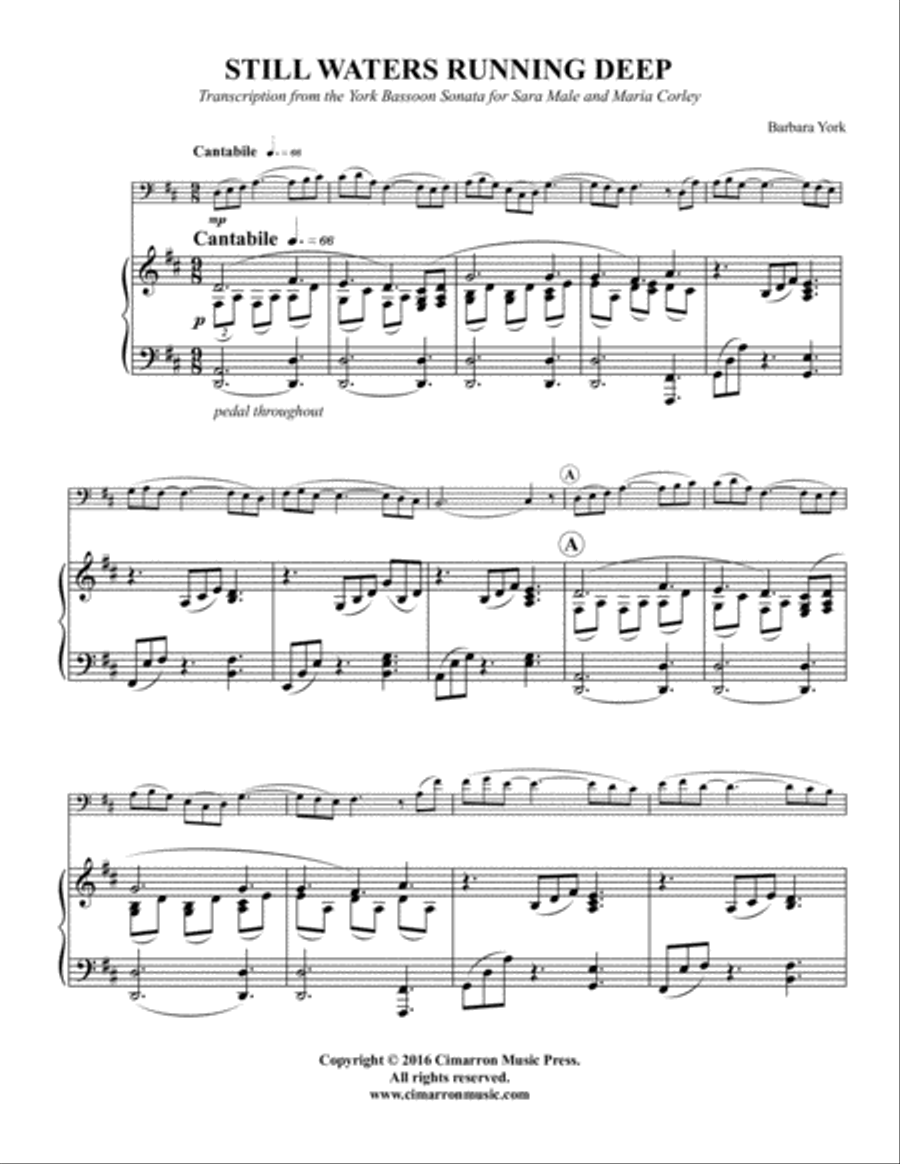 Still Waters Running Deep Piano Accompaniment scores gallery preview page 2