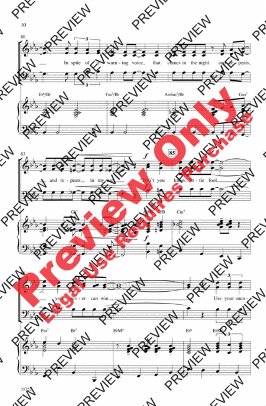 Let's Fall in Love 3-Part scores gallery preview page 10