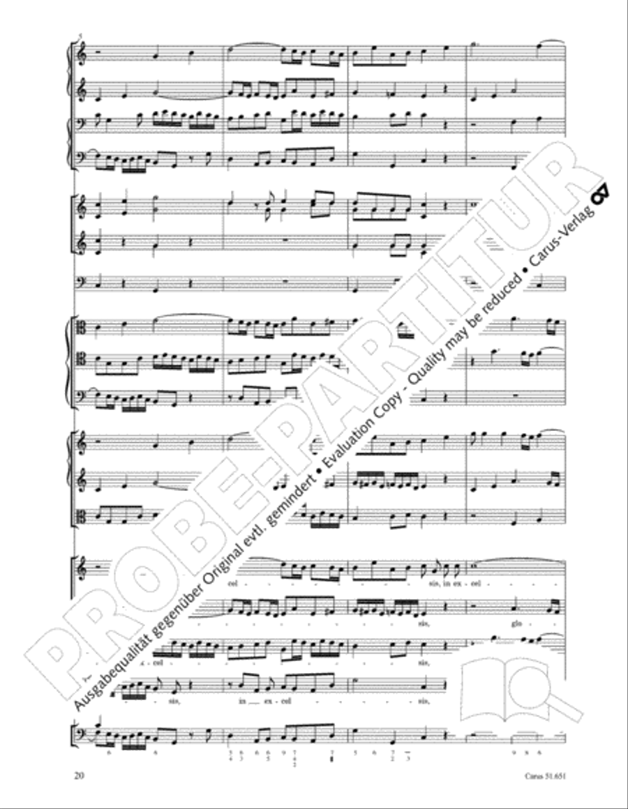 C Minor Mass, K. 427 (Missa in c KV 427) 4-Part scores gallery preview page 36