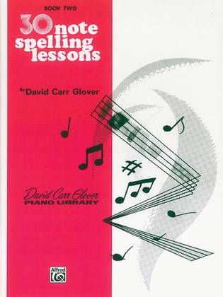 Book cover for 30 Notespelling Lessons