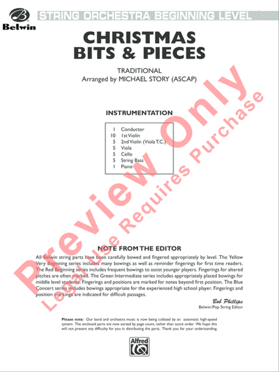 Christmas Bits & Pieces Christmas Bits & Pieces String Orchestra scores gallery preview page 2