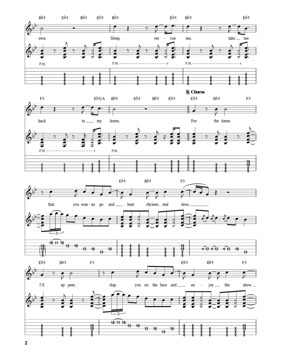 Dope Nose Dope Nose Acoustic Guitar scores gallery preview page 2