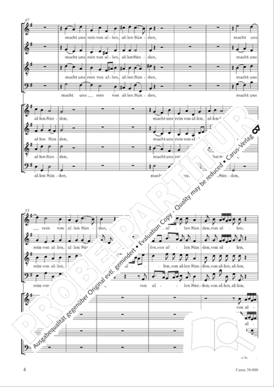 J.L. Bach: The complete motets Choir scores gallery preview page 11