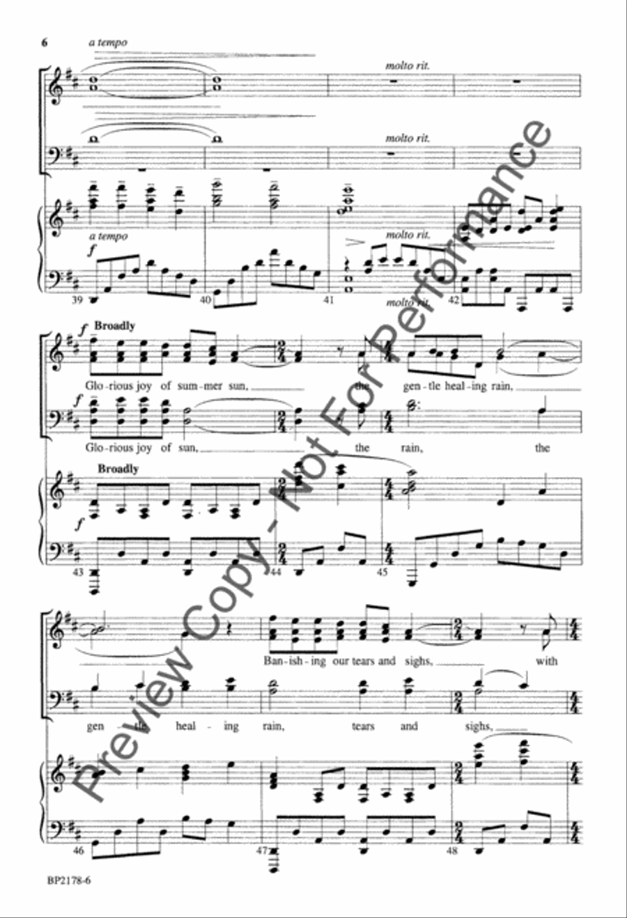 Song of the Wanderer Song of the Wanderer 4-Part scores gallery preview page 7