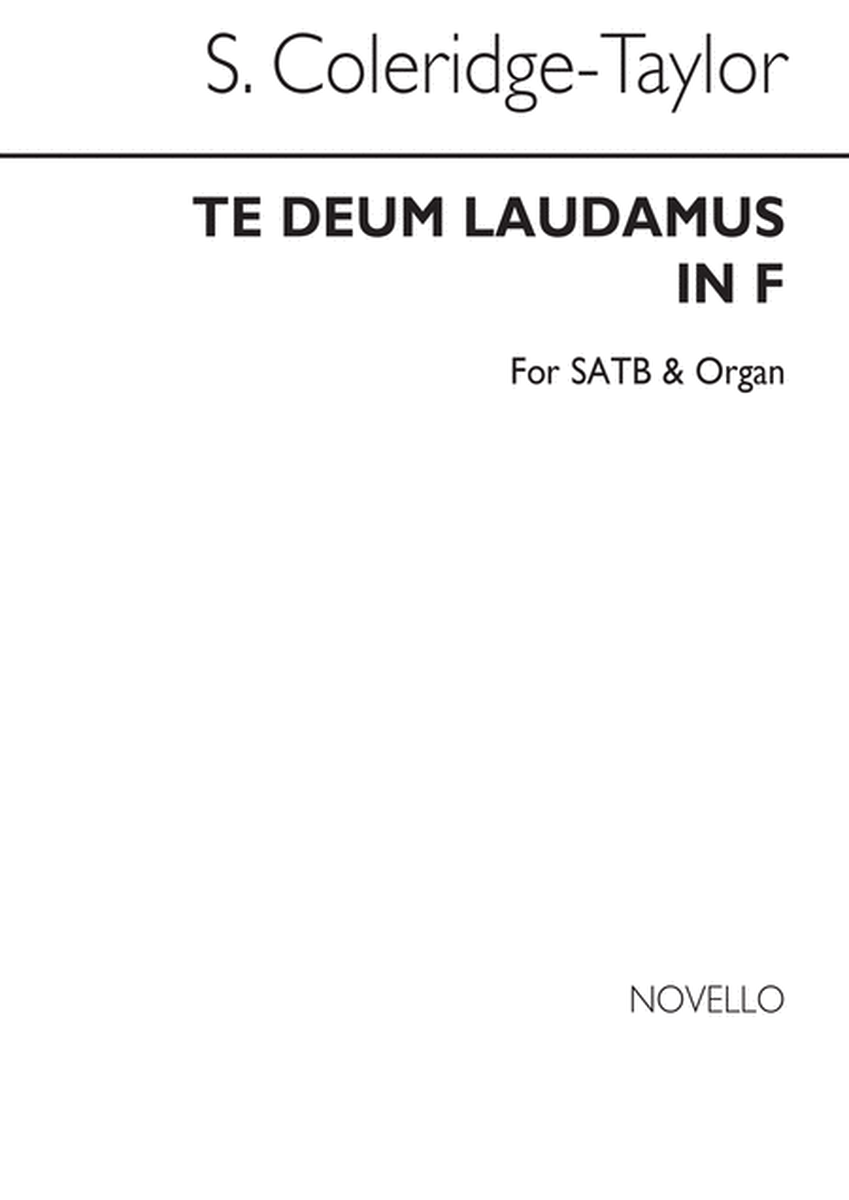 Te Deum Laudamus In F