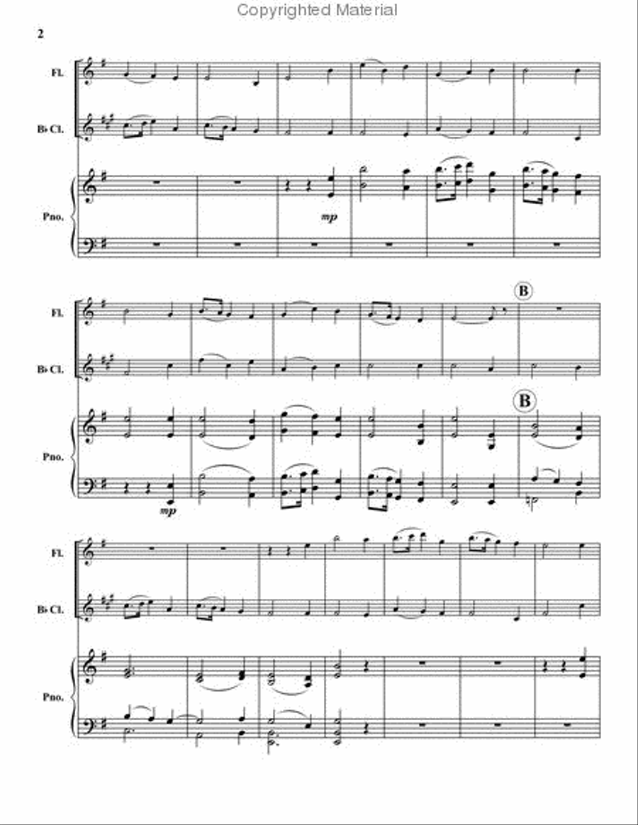 When Jesus Wept Clarinet scores gallery preview page 3