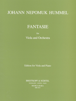 Book cover for Fantasia in G minor