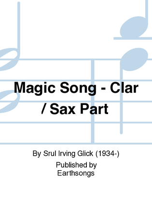 magic song - clar / sax part