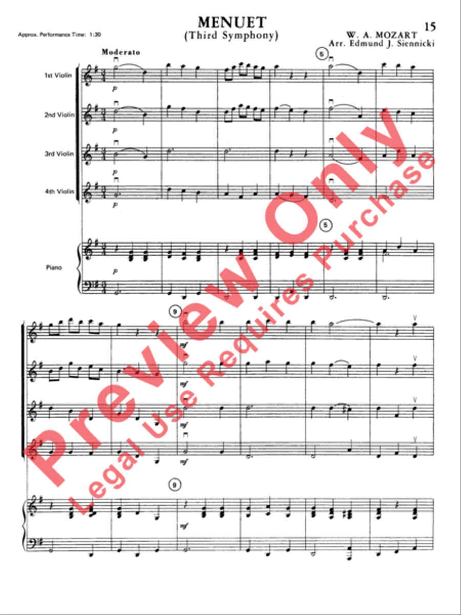 Highland/Etling Violin Quartet Series: Book 1