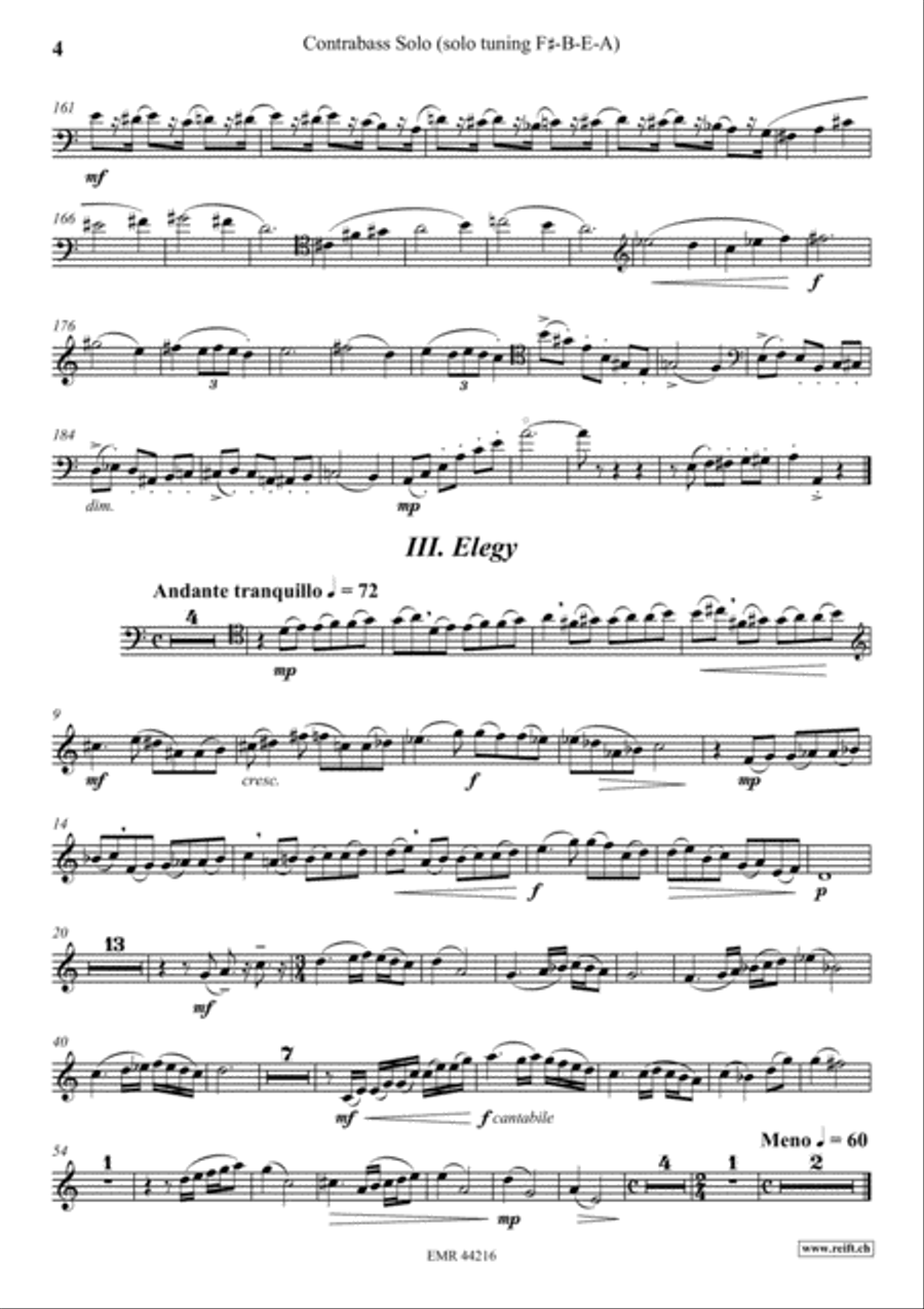 Concerto Lirico Double Bass scores gallery preview page 5