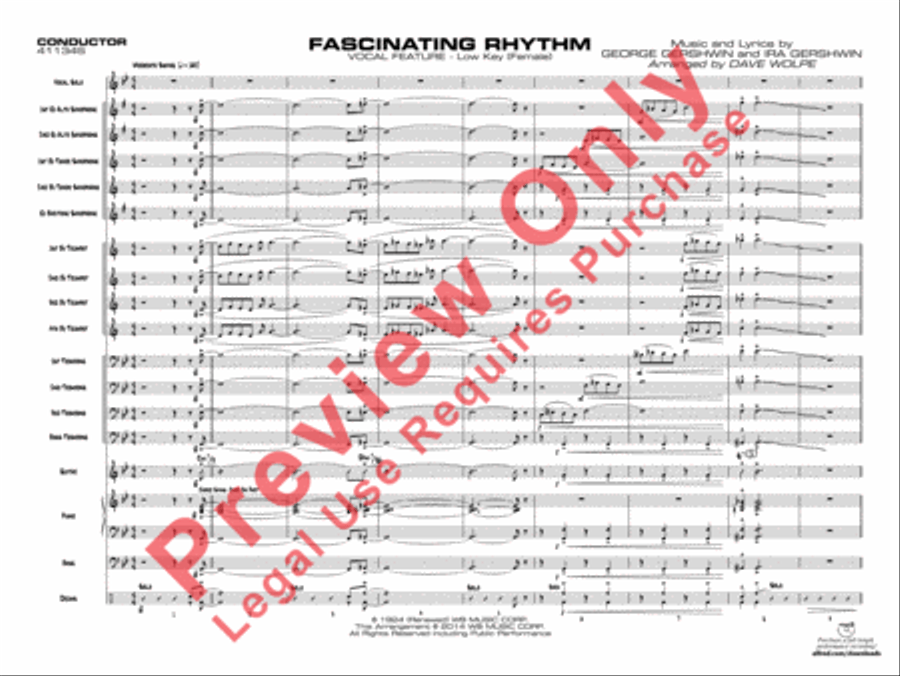 Fascinating Rhythm Jazz Ensemble scores gallery preview page 16