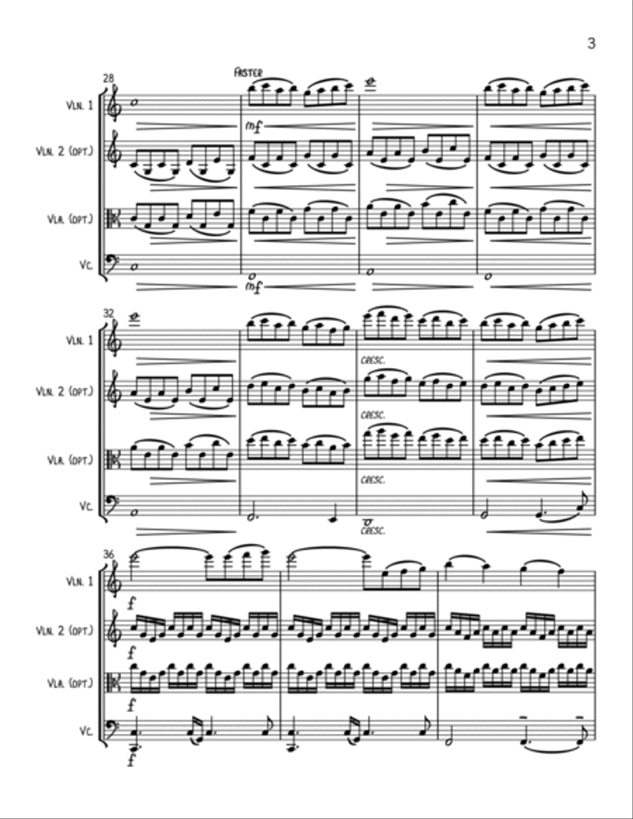 Portuguese Love Theme Portuguese Love Theme String Trio scores gallery preview page 3