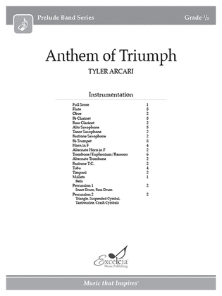 Book cover for Anthem of Triumph
