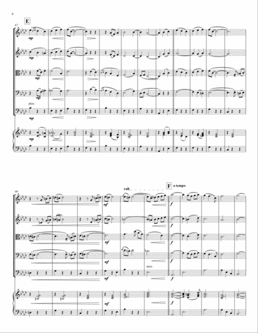Riccardo Drigo's Serenade, for string orchestra String Orchestra scores gallery preview page 6