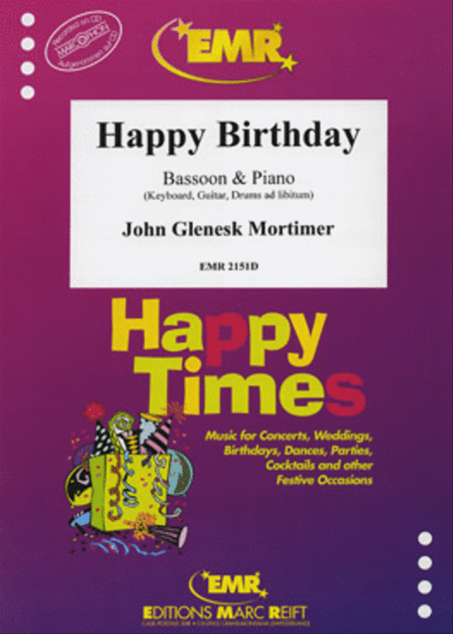 Happy Birthday Bassoon Solo scores gallery preview page 1