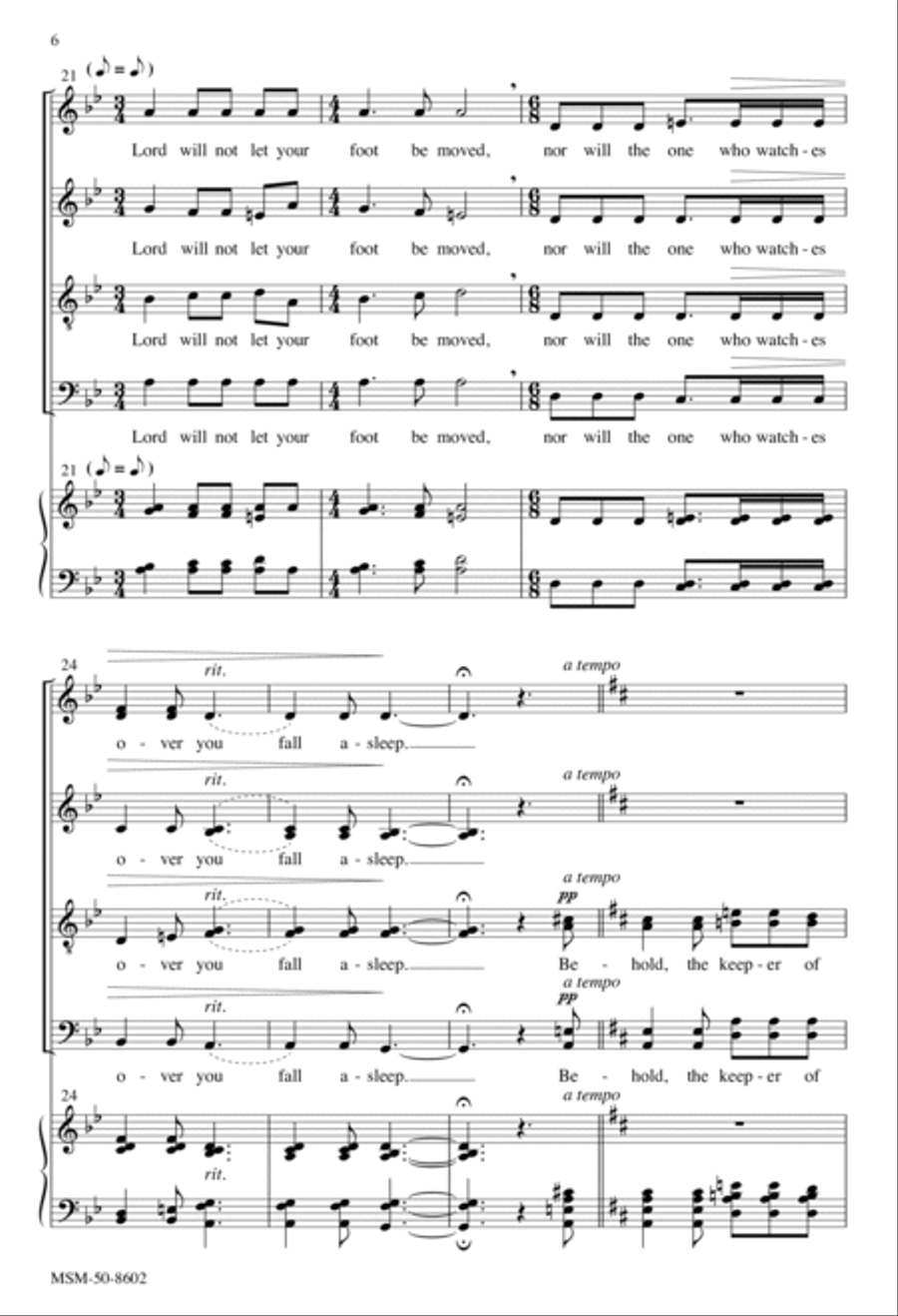 I Lift Up My Eyes Divisi scores gallery preview page 5