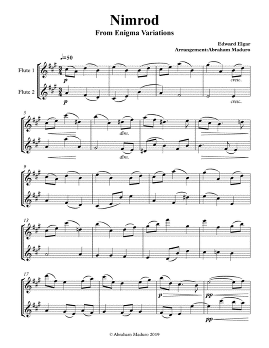 Nimrod Flute Duet-Three Tonalities Included image number null