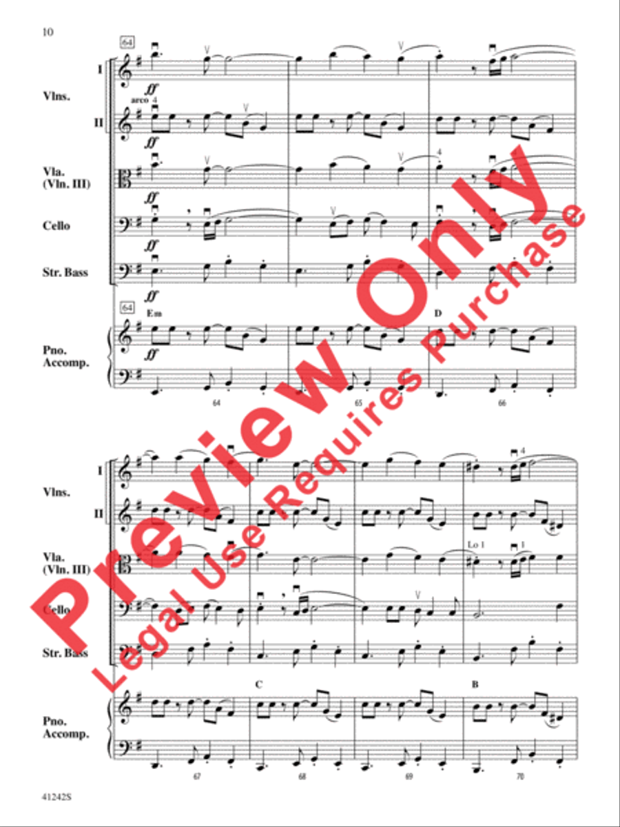 Tango of the Bulldogs Tango of the Bulldogs String Orchestra scores gallery preview page 11