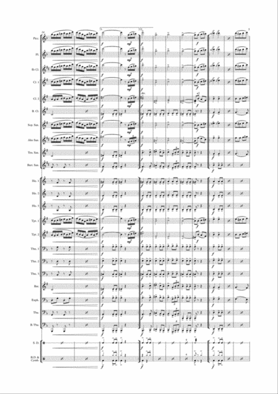 L'Oriental Marching Band scores gallery preview page 4