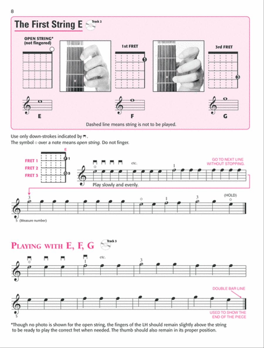 Alfred's Basic Guitar Method, Book 1 Easy Guitar scores gallery preview page 4