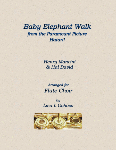 Baby Elephant Walk from the Paramount Picture HATARI! image number null