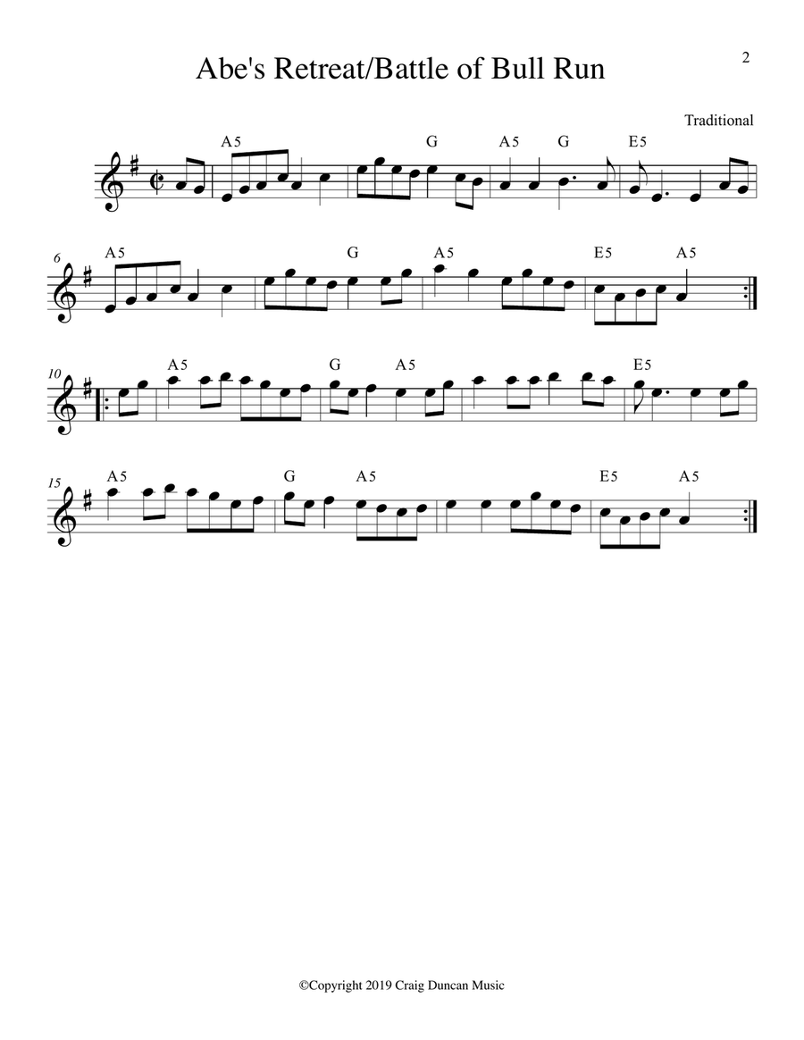 Civil War Fiddle Tunes - Songs of the North Small Ensemble scores gallery preview page 2