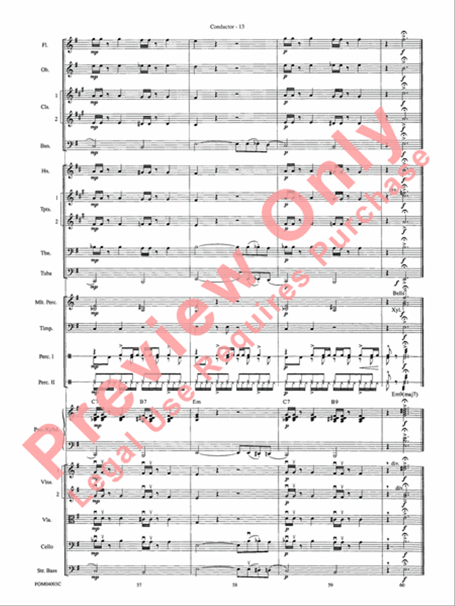 The Pink Panther Full Orchestra scores gallery preview page 16