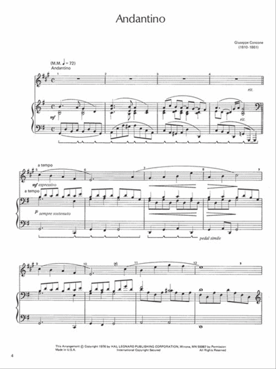 Master Solos Intermediate Level – Trumpet Trumpet Solo scores gallery preview page 12