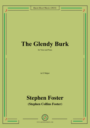 S. Foster-The Glendy Burk,in E Major