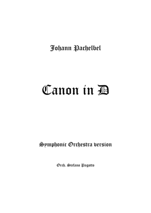 Book cover for Canon in D - Full Orchestra version