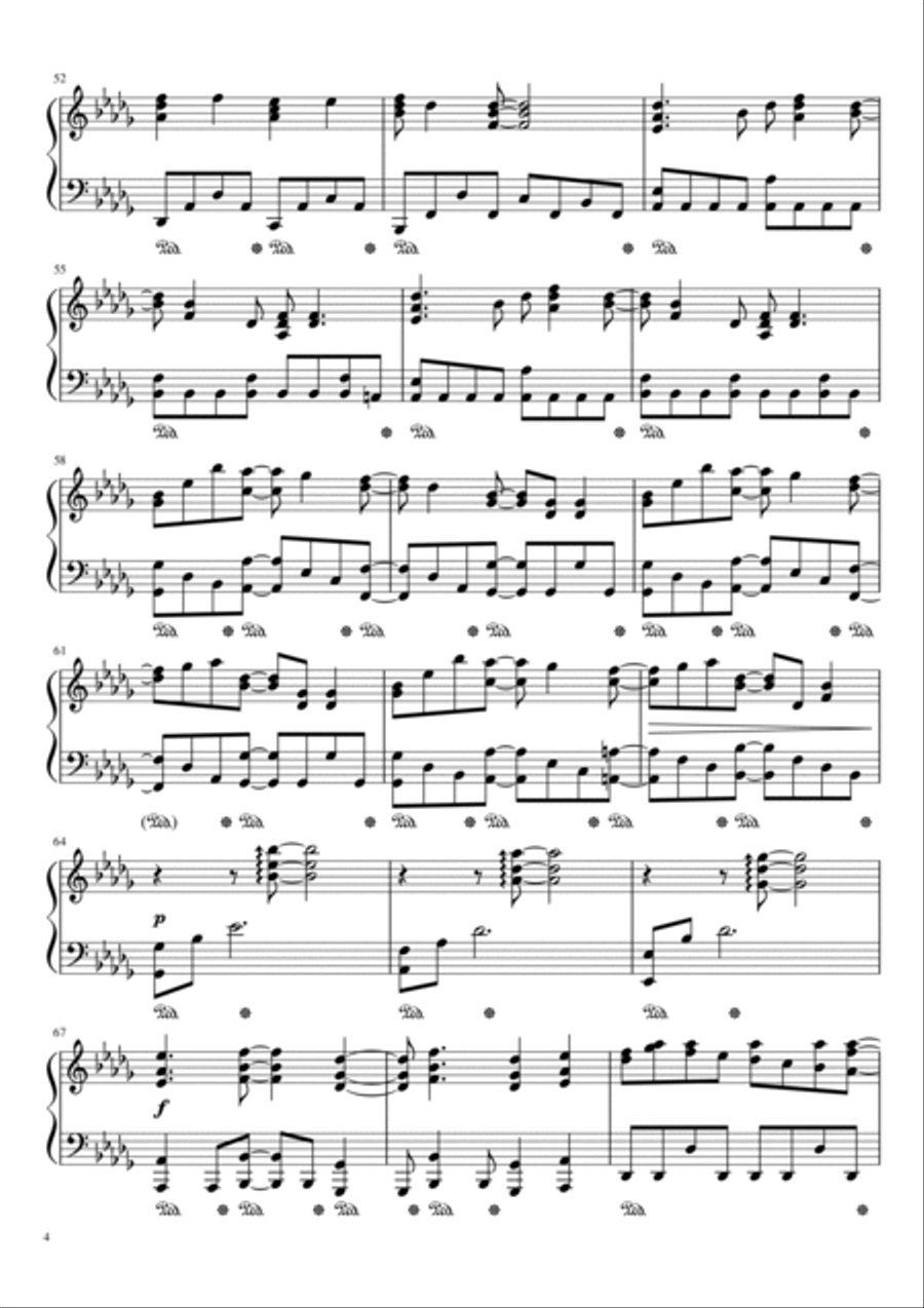 Video Killed The Radio Star Piano Solo scores gallery preview page 4