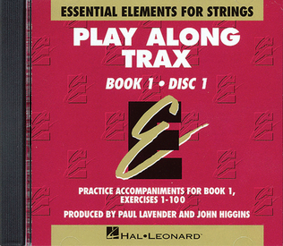Essential Elements for Strings - Book 1 (CDs only) - Play Along Trax